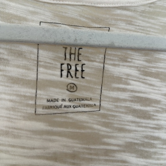 Free People Gray Short Sleeve Relaxed T-Shirt - Picture 2 of 3